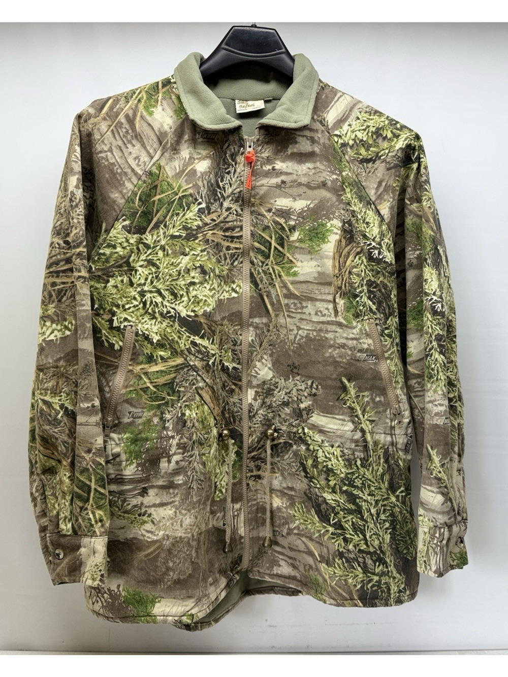 SHE Outdoor Safari Camo Jacket Womens XXL Advantage Max-1 Canvas / Fleece Lined